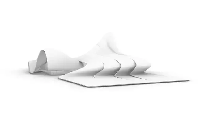 Heydar Aliyev Center 3d Model 3D model