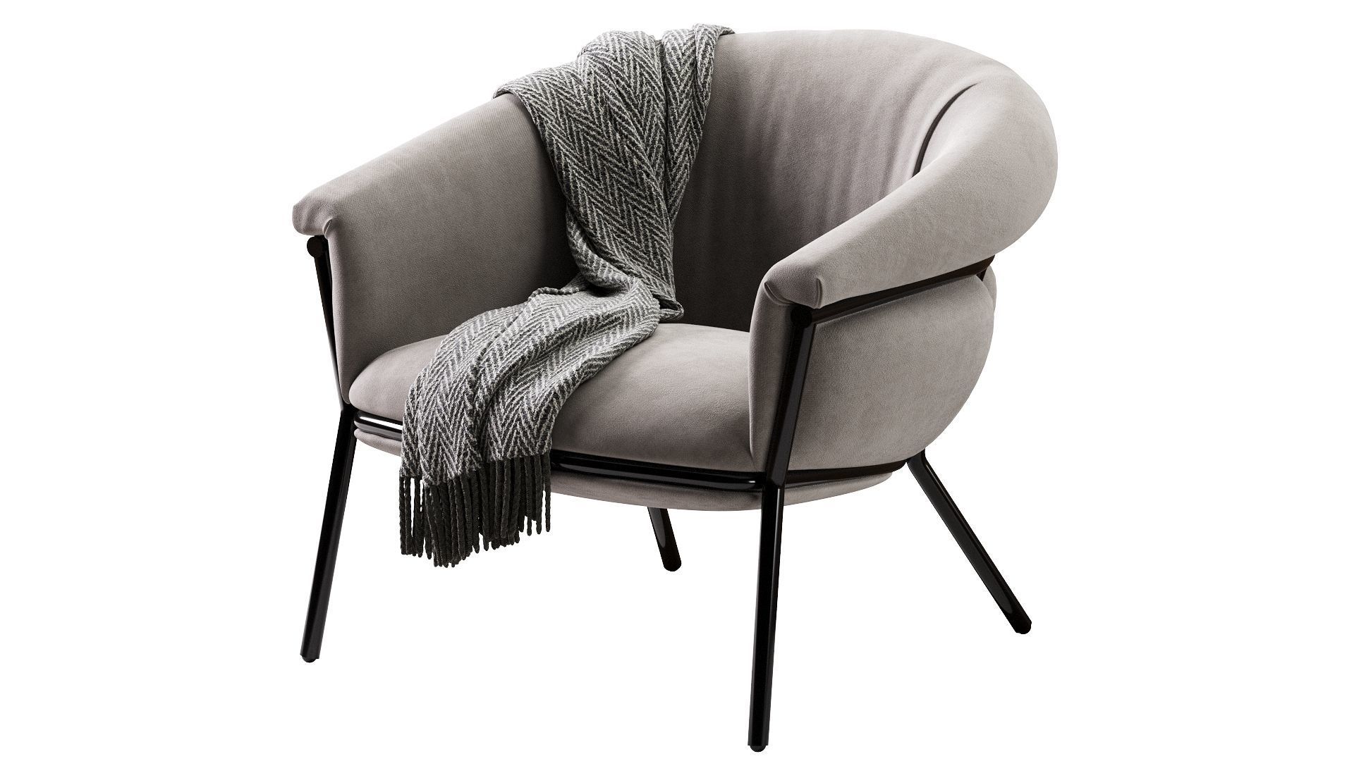 Grasso Armchair 3D model_9