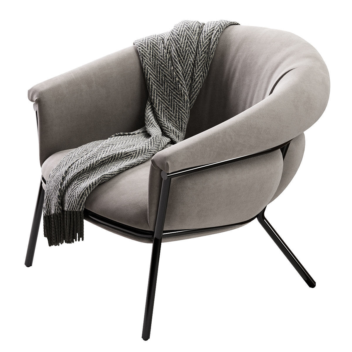 Grasso Armchair 3D model_22