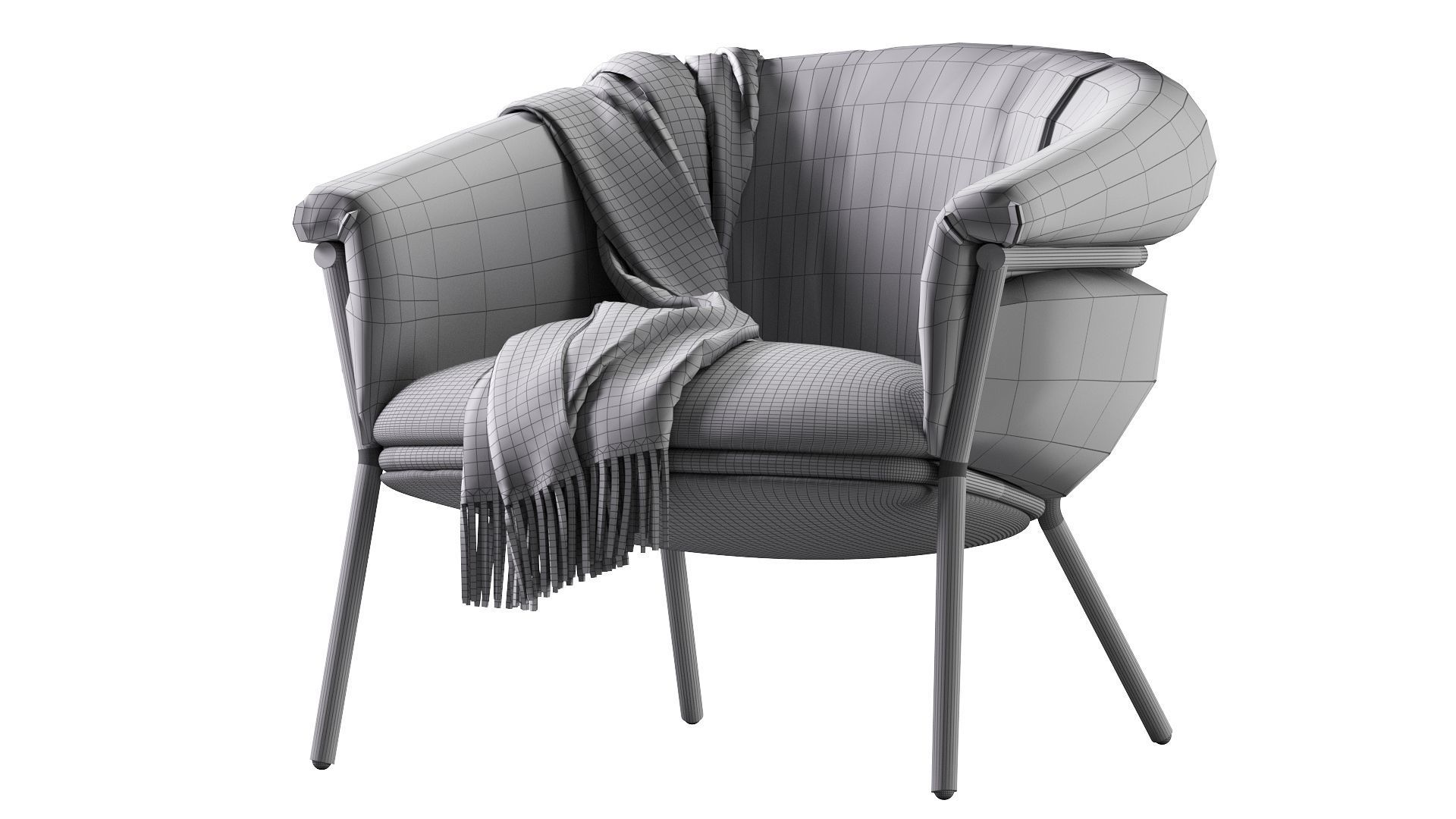 Grasso Armchair 3D model_18