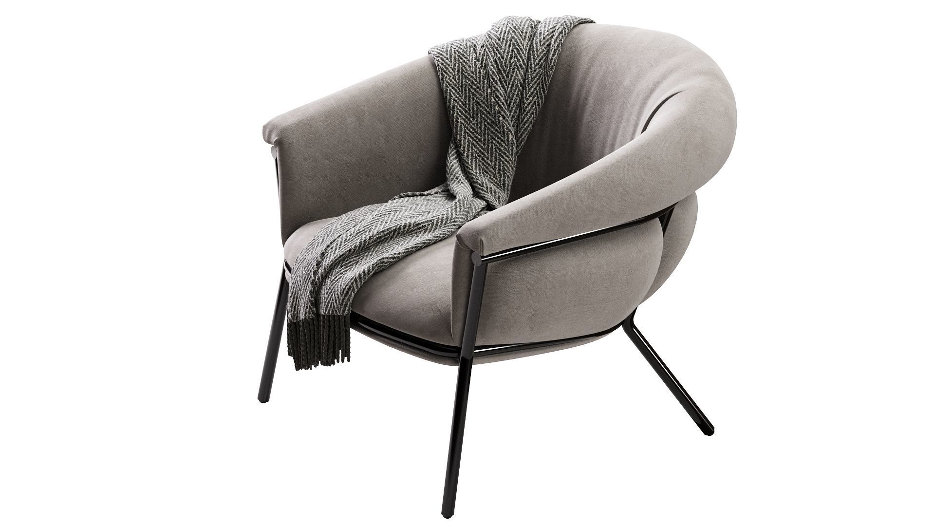 Grasso Armchair 3D model_8