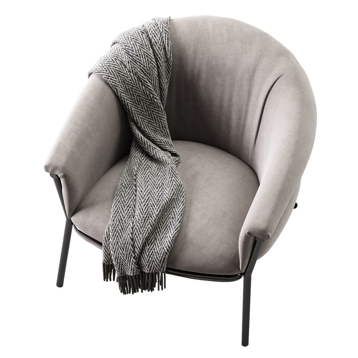 Grasso Armchair 3D model_24