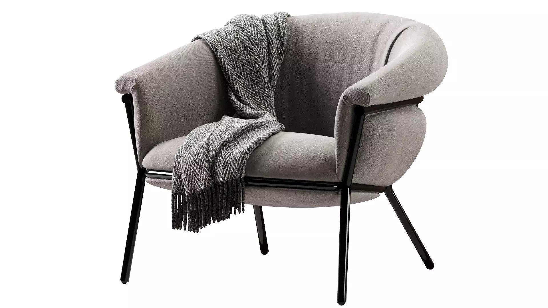 Grasso Armchair 3D model_0