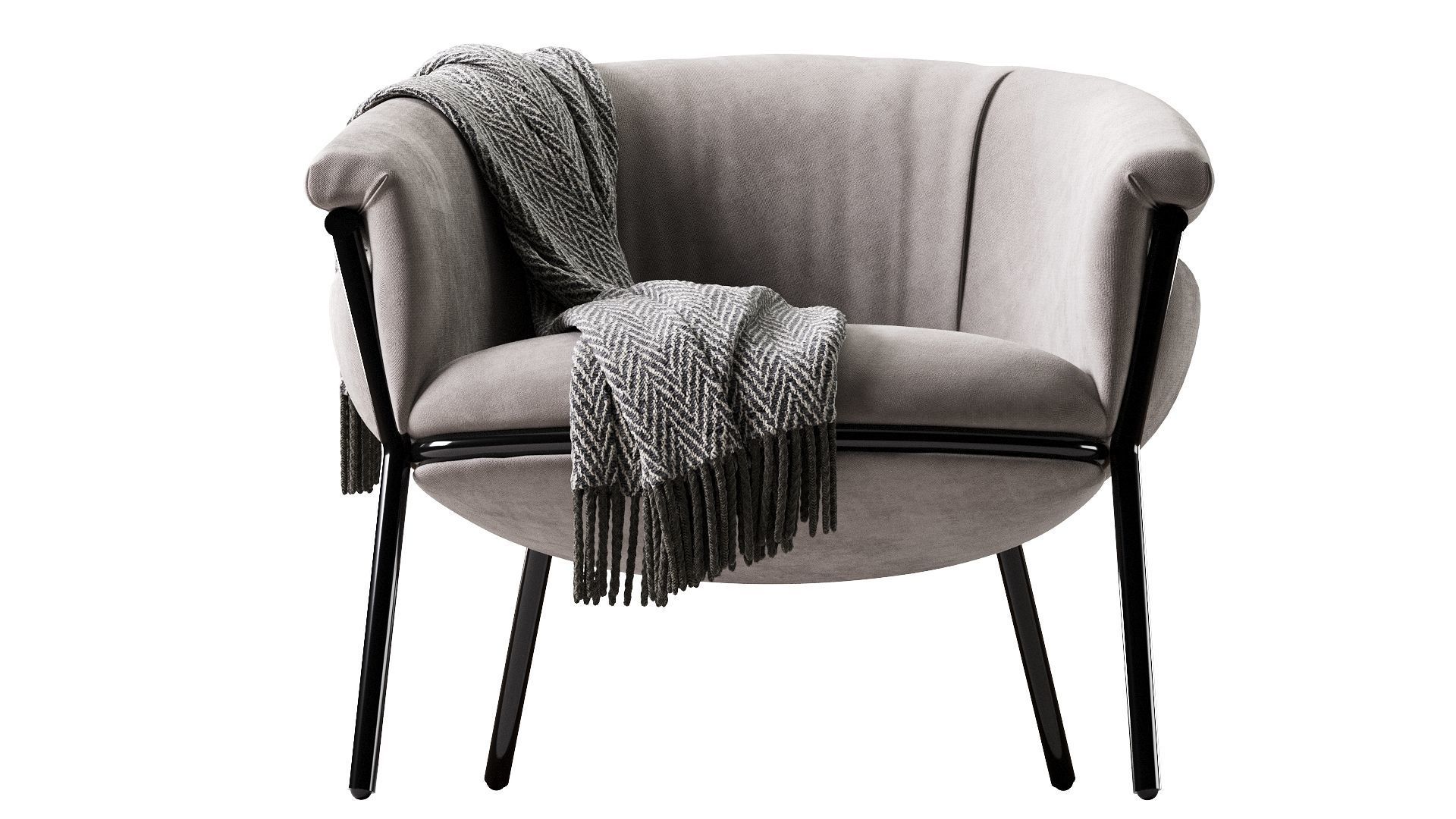 Grasso Armchair 3D model_6