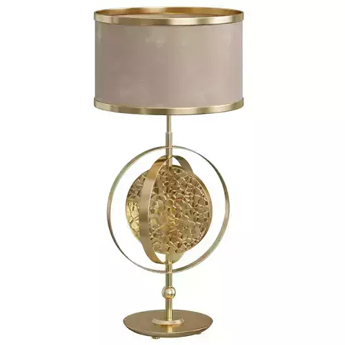  Saturn Brass Table Lamp by Luxdeco