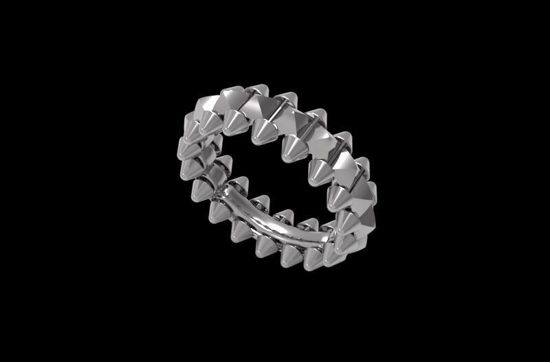 Clash  Ring   17 5 mm 3D print model_6