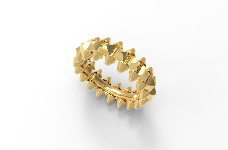 Clash  Ring   17 5 mm 3D print model_7