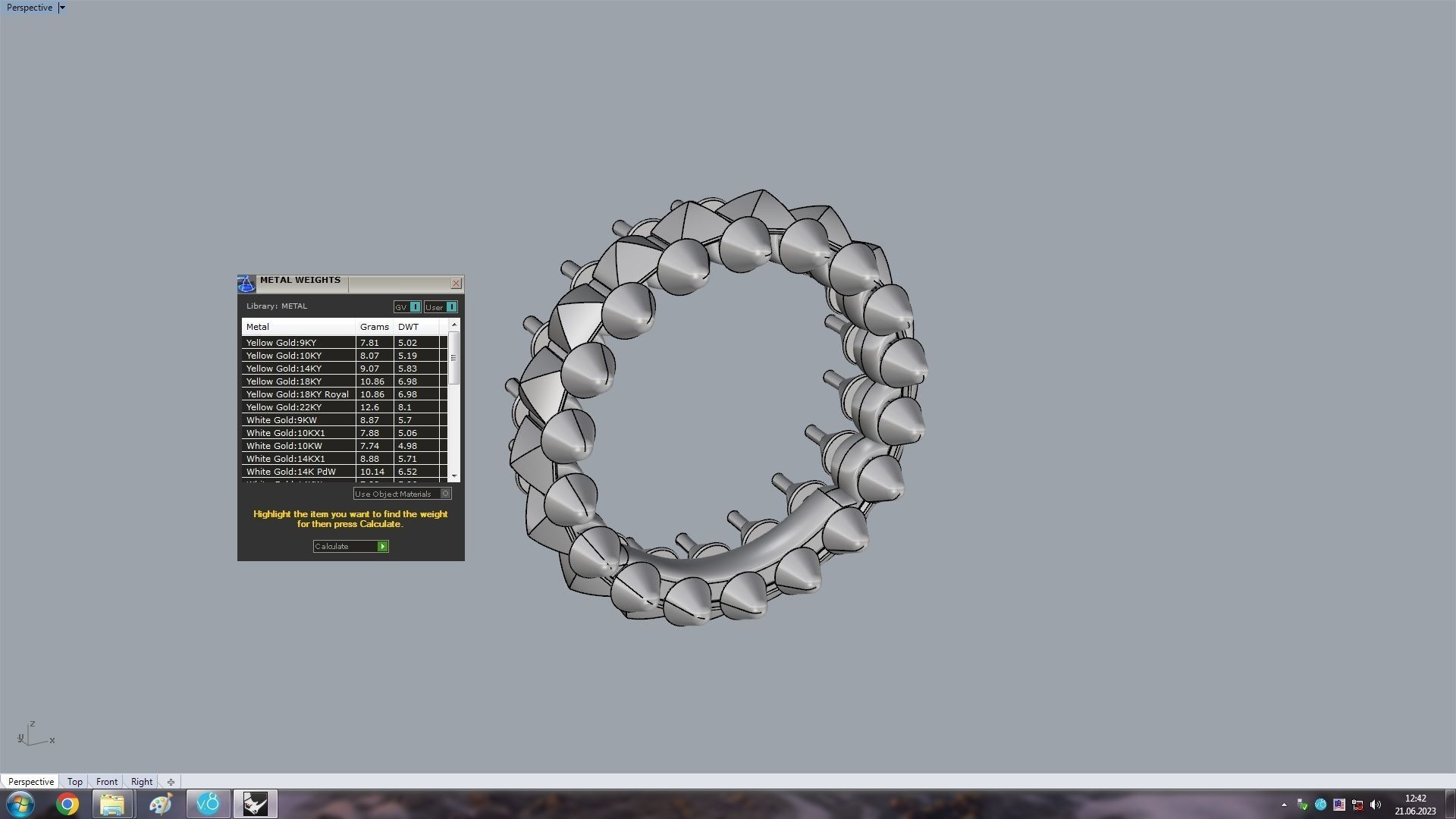 Clash  Ring   17 5 mm 3D print model_19