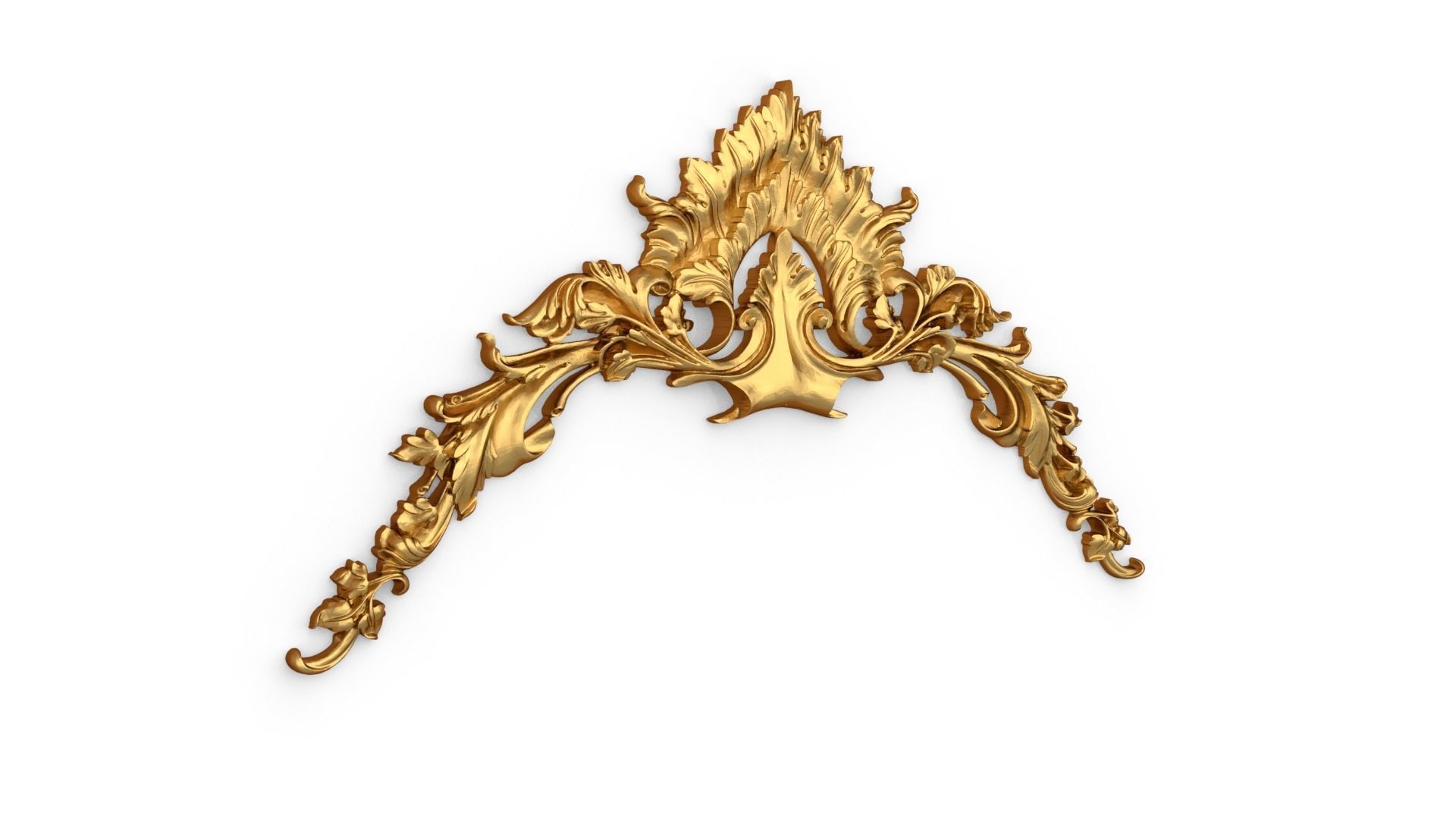 Classic decor ornament 324 3D model_1