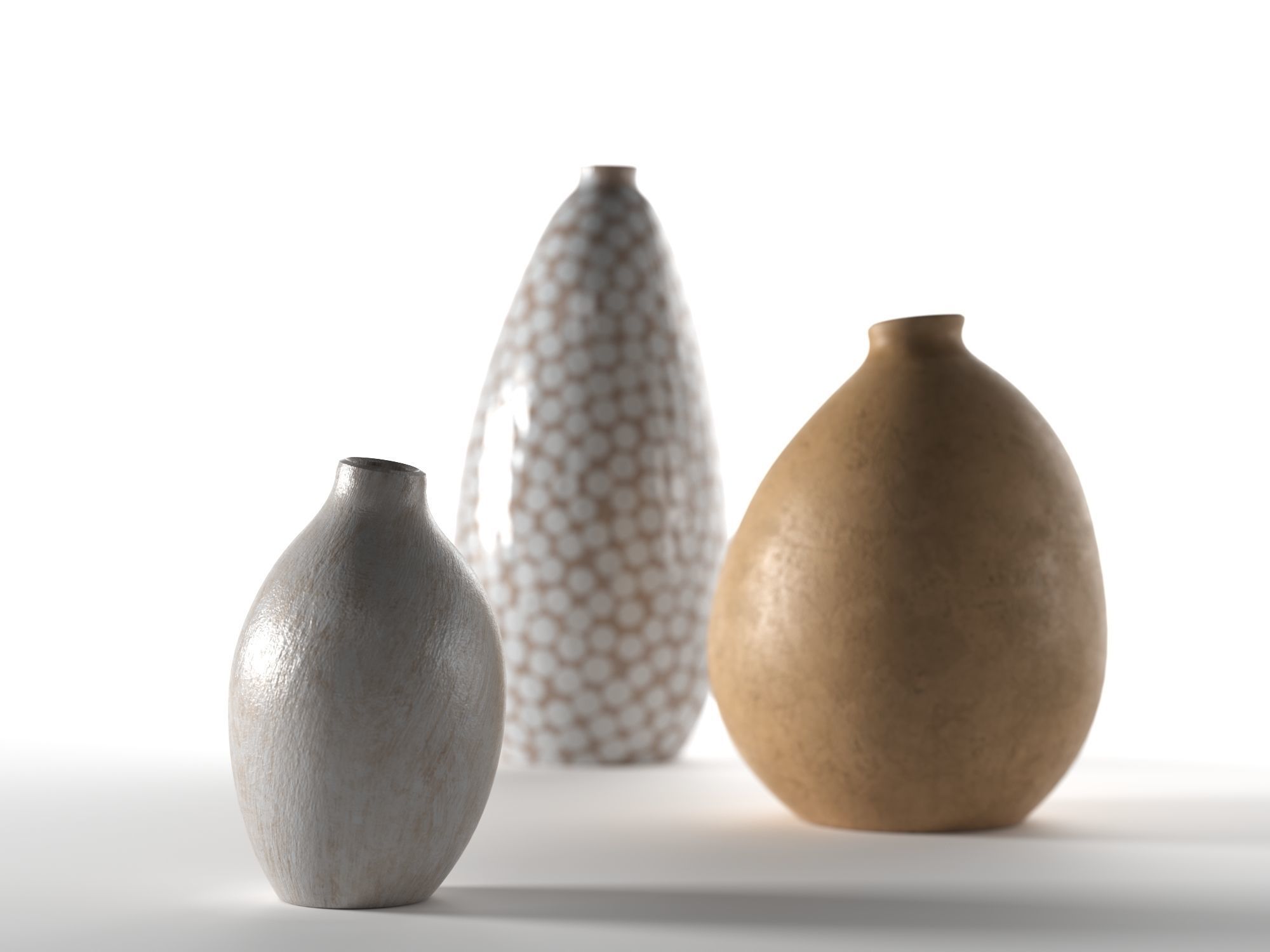 Vase Set 139 3D model_2