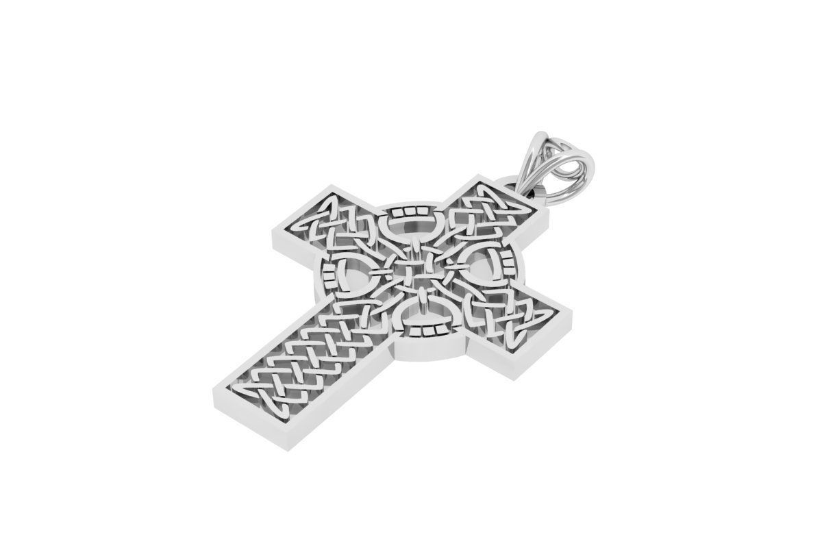 Cross Pandent 3D print model_2