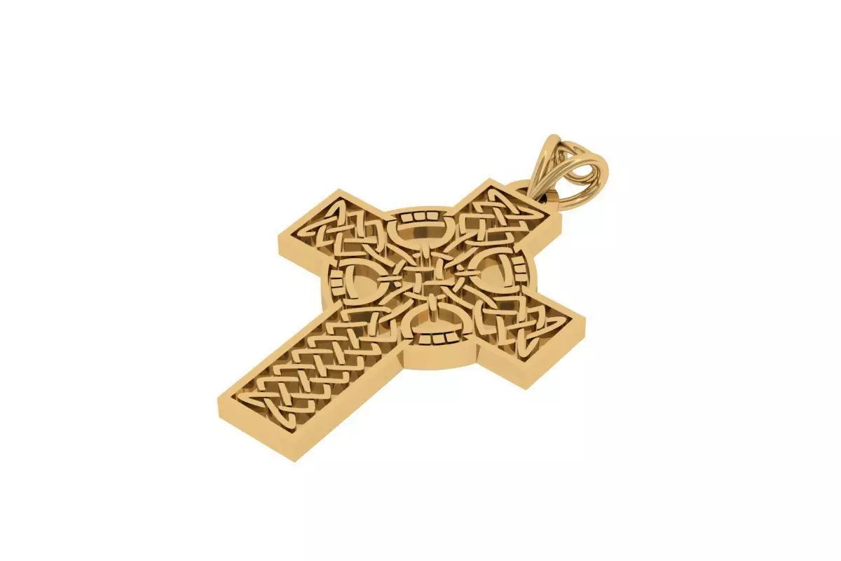 Cross Pandent 3D print model_0