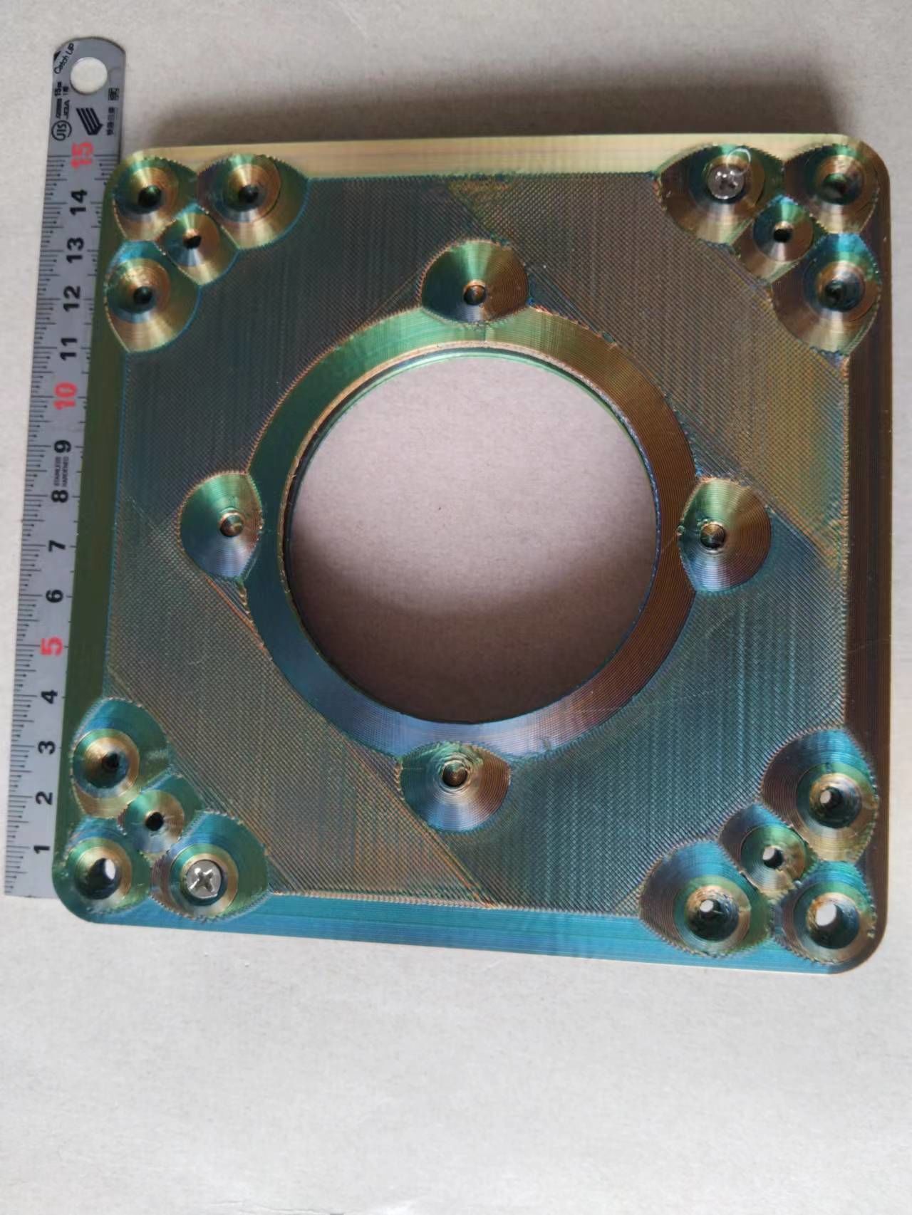 D70T8B4TY2 Motorized Manually open close shutter CNC machining  3D print model_5