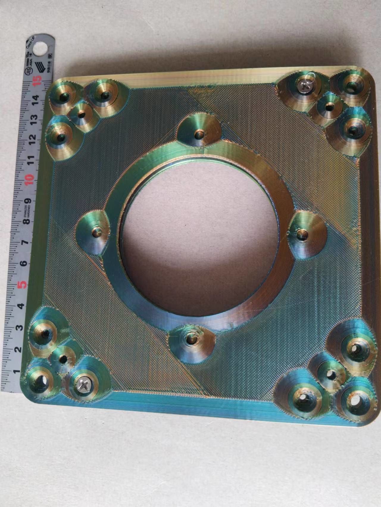 D70T8B4TY2 Motorized Manually open close shutter CNC machining  3D print model_9