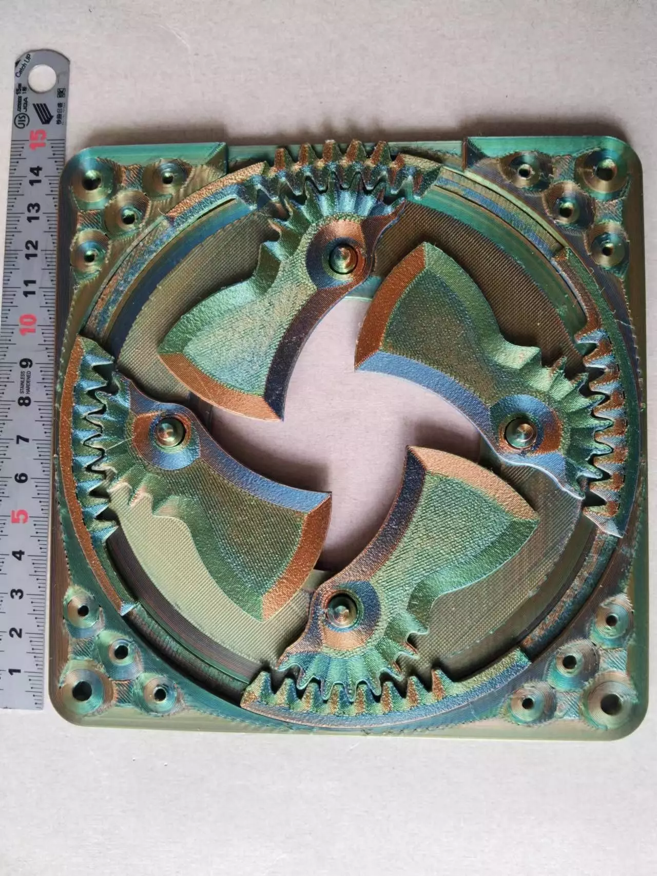 D70T8B4TY2 Motorized Manually open close shutter CNC machining  3D print model_0