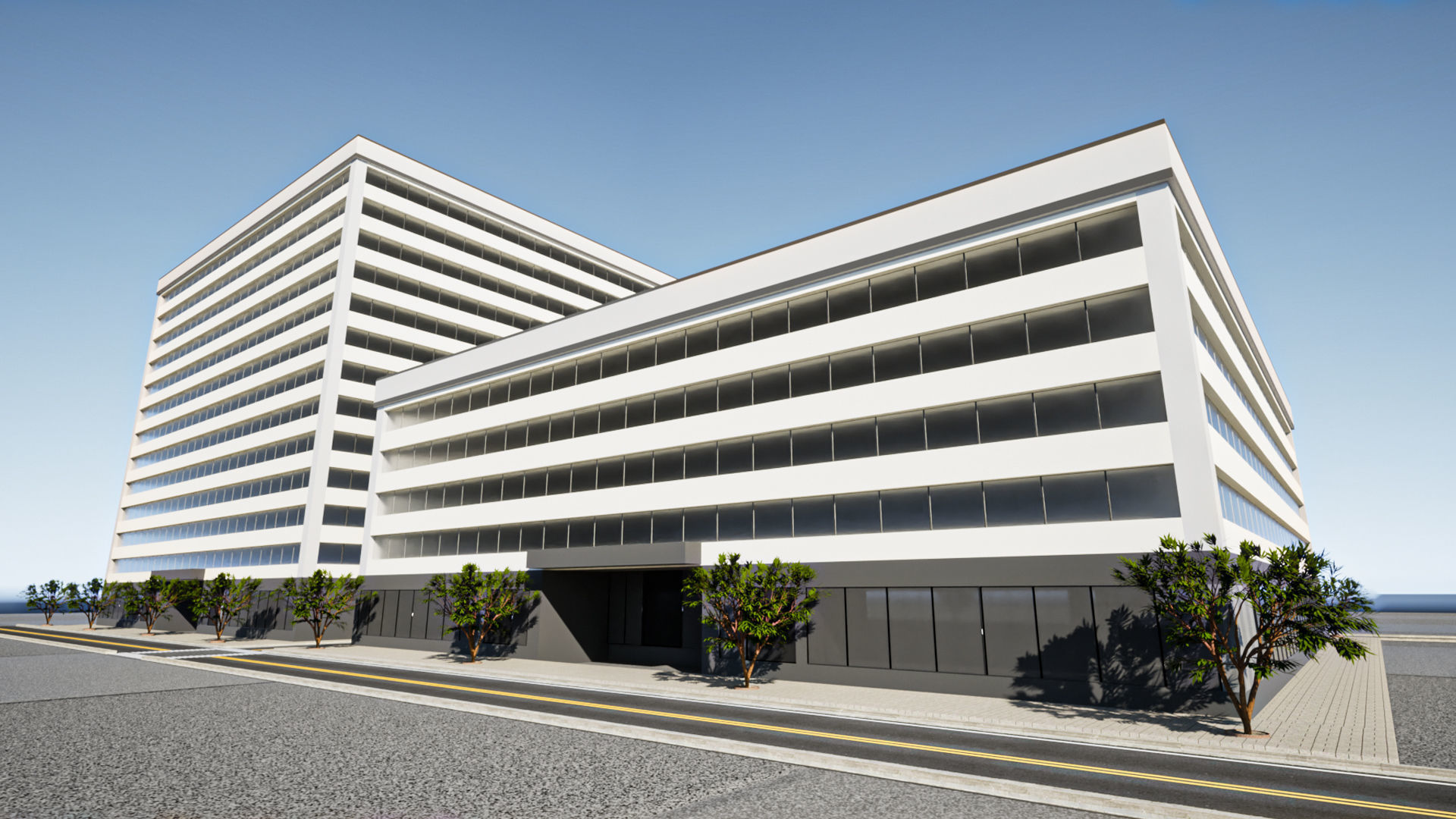 Office Building 3D model_13