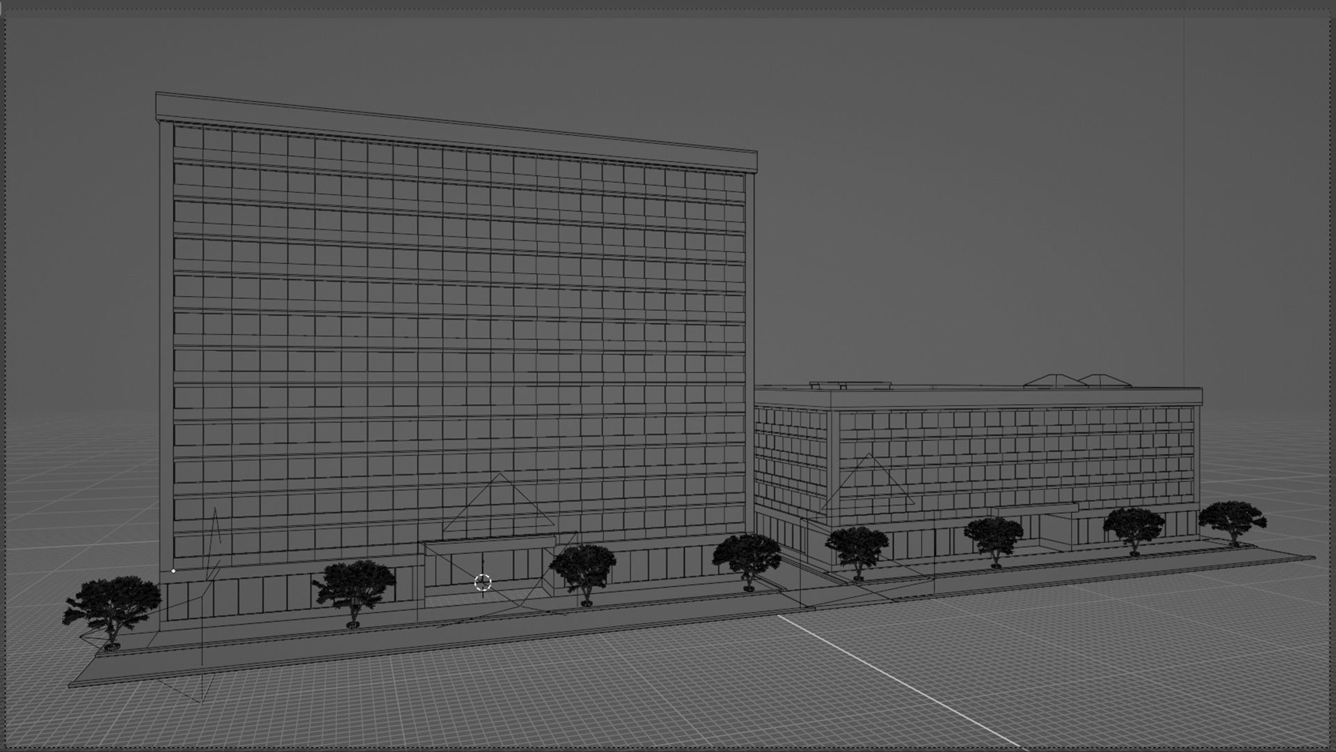 Office Building 3D model_4