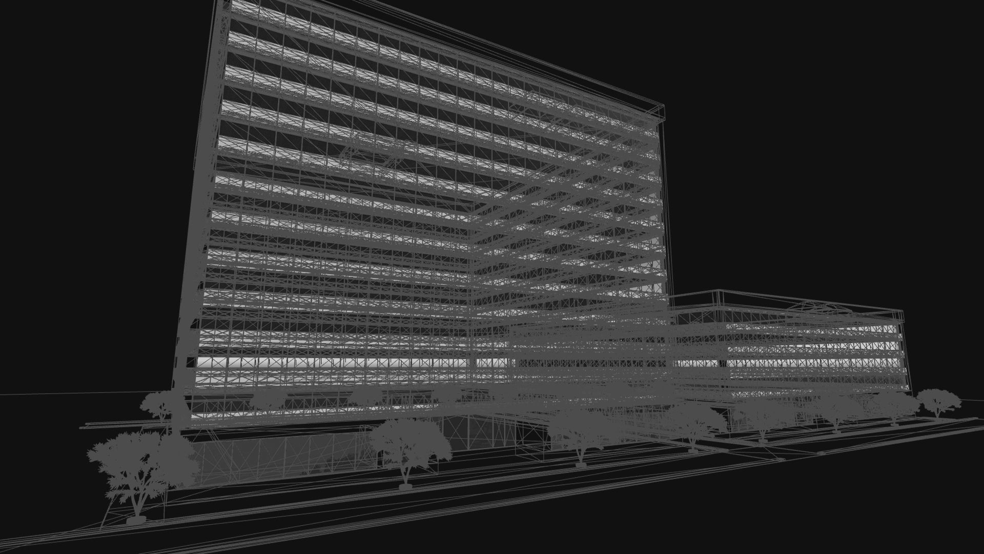 Office Building 3D model_14