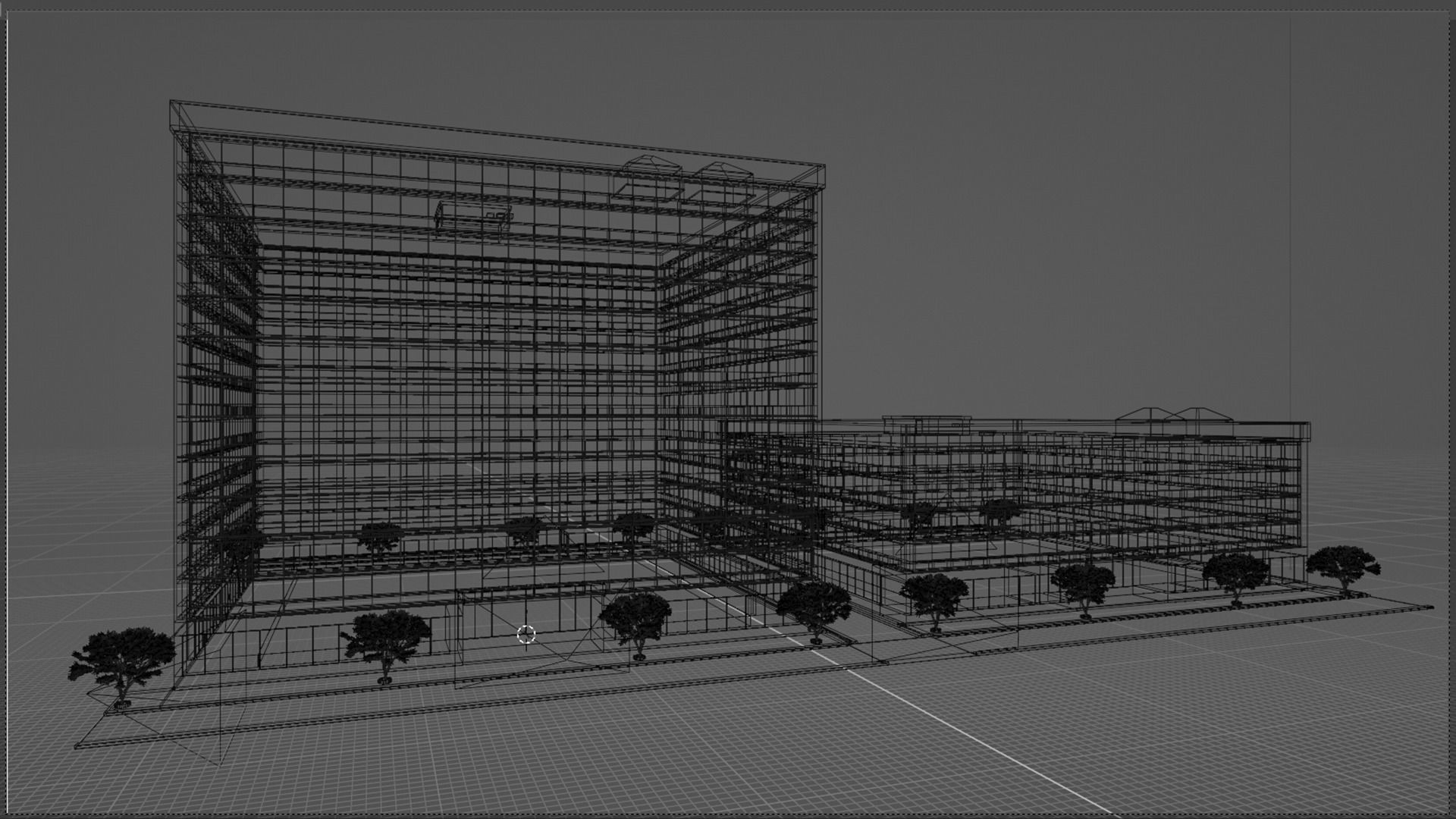 Office Building 3D model_5