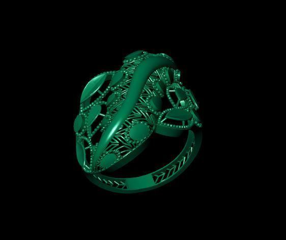 Rings 3D print model_2