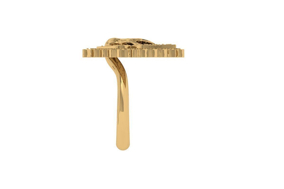 Butterfly Rings 3D print model_11