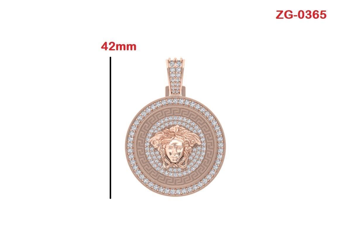 Antiq Pendant 3D print model_4