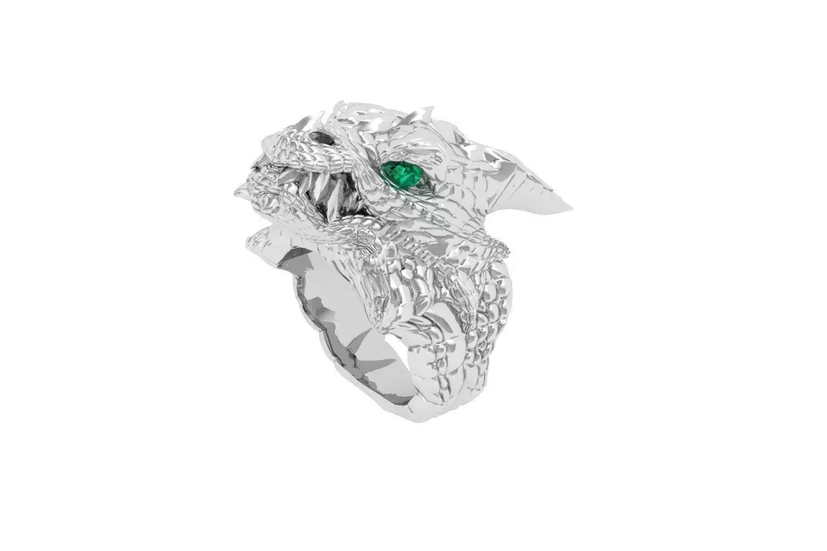Dragon Ring 3D print model_0