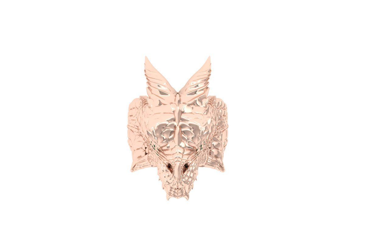 Dragon Ring 3D print model_6