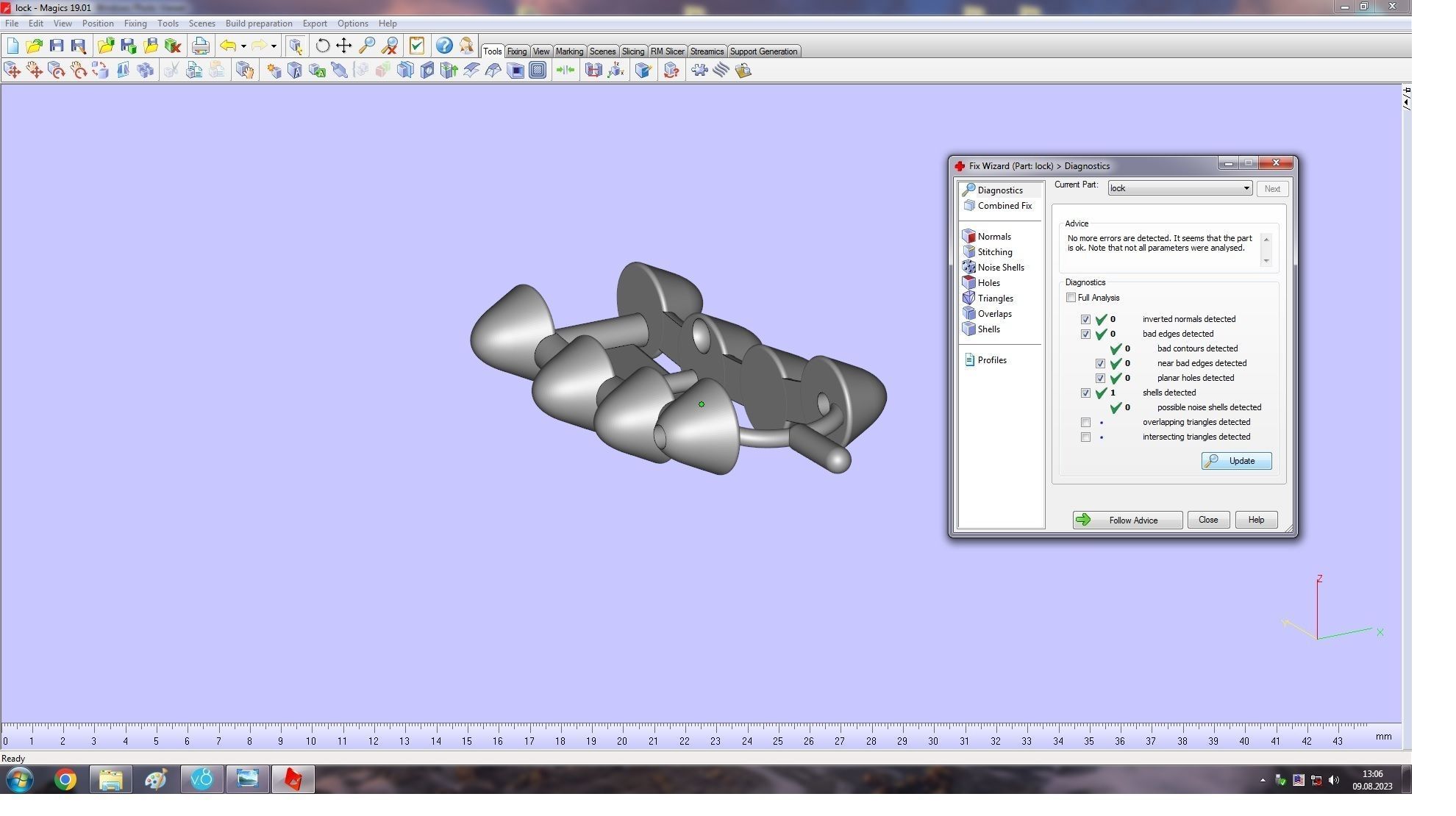  Clash Bracelet 176 mm 3D print model_21