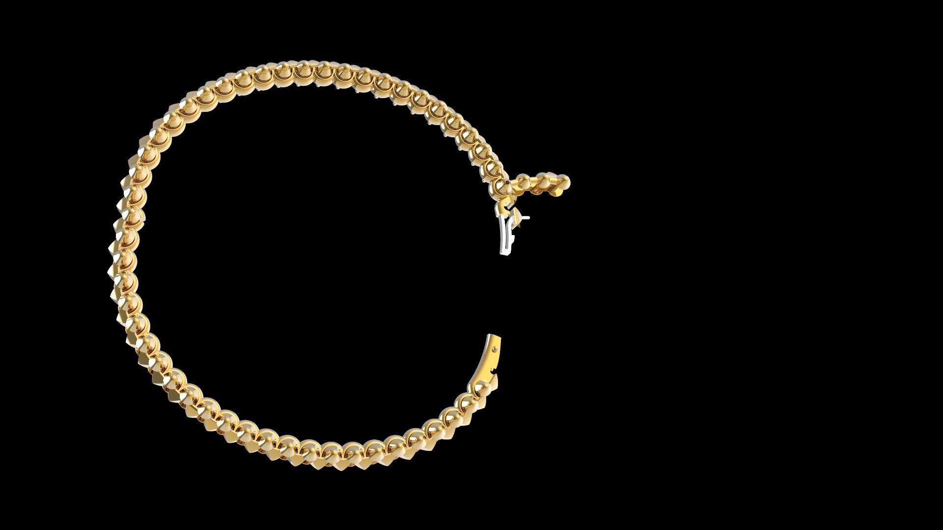  Clash Bracelet 176 mm 3D print model_8