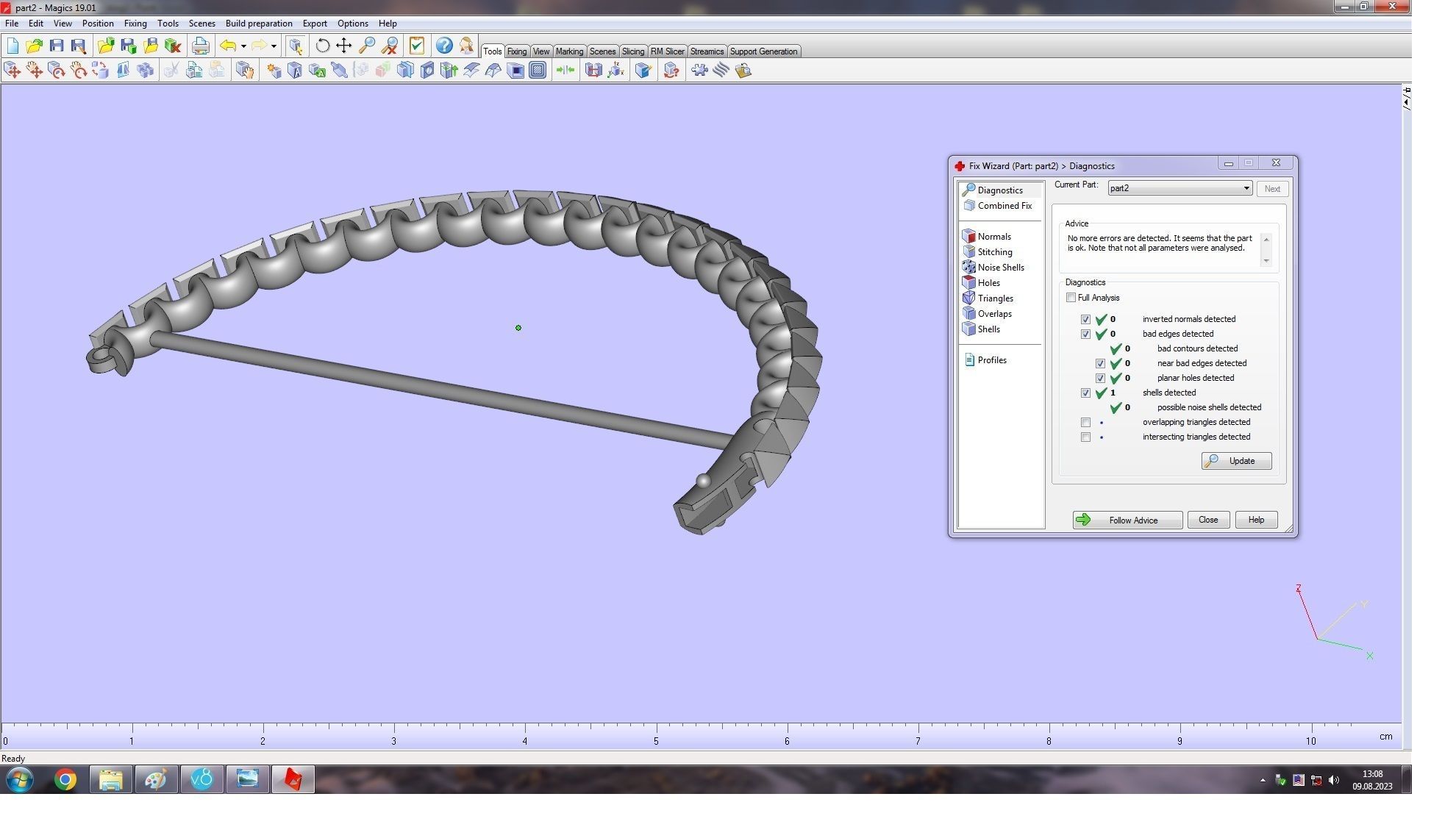  Clash Bracelet 176 mm 3D print model_17