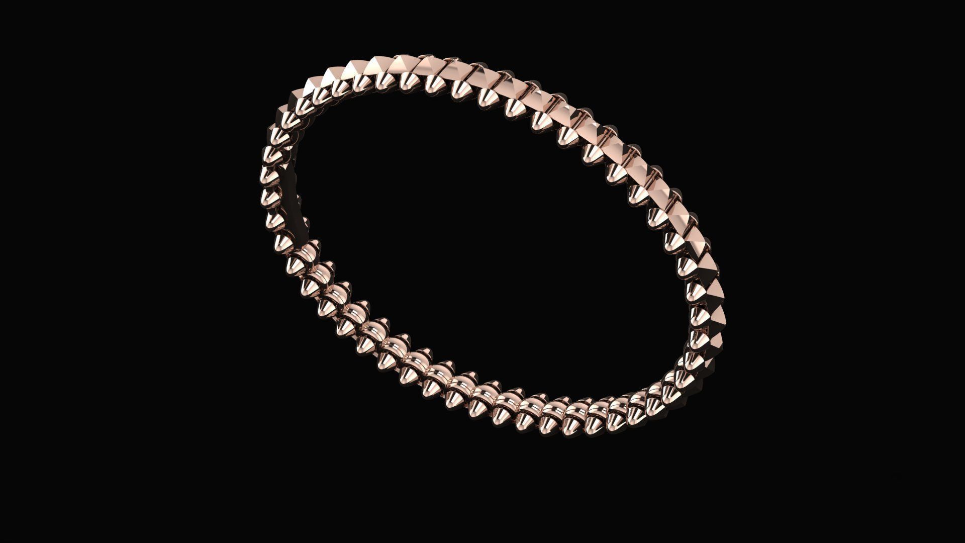  Clash Bracelet 176 mm 3D print model_4