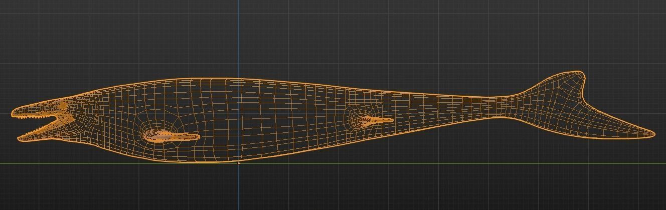 Mosasaurus Asset Pack Low-poly 3D model_18