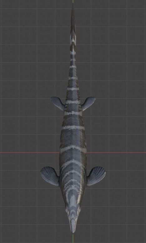 Mosasaurus Asset Pack Low-poly 3D model_13
