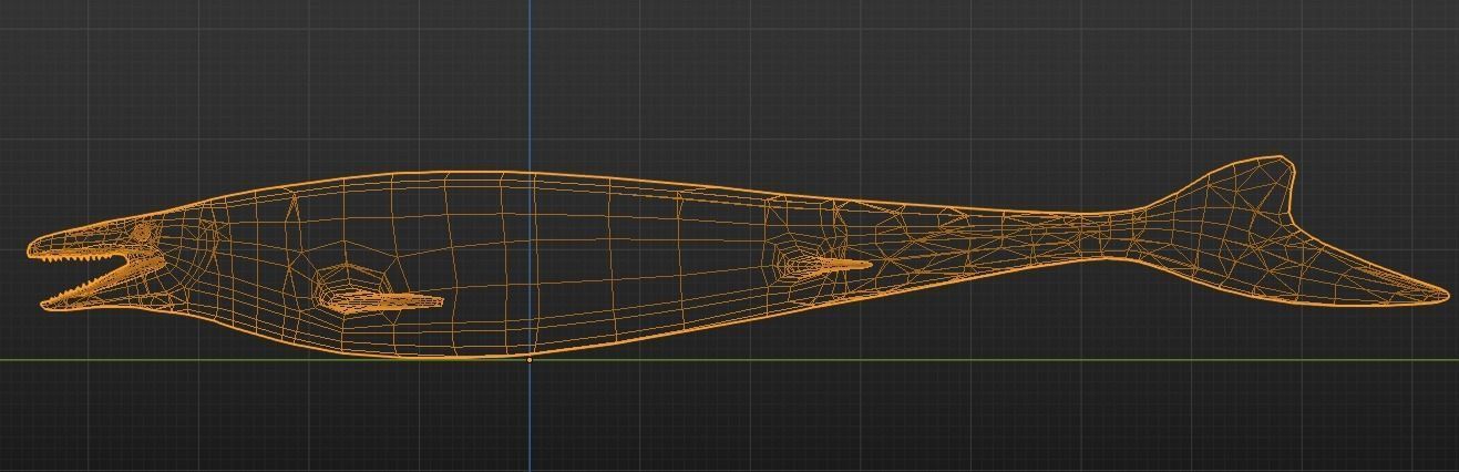 Mosasaurus Asset Pack Low-poly 3D model_20