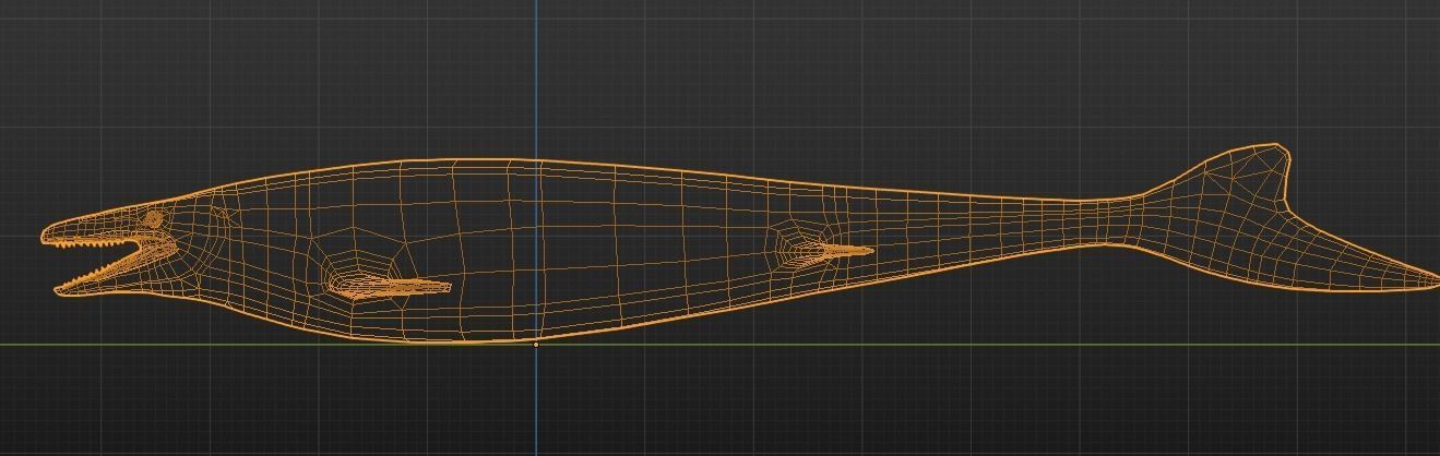 Mosasaurus Asset Pack Low-poly 3D model_19