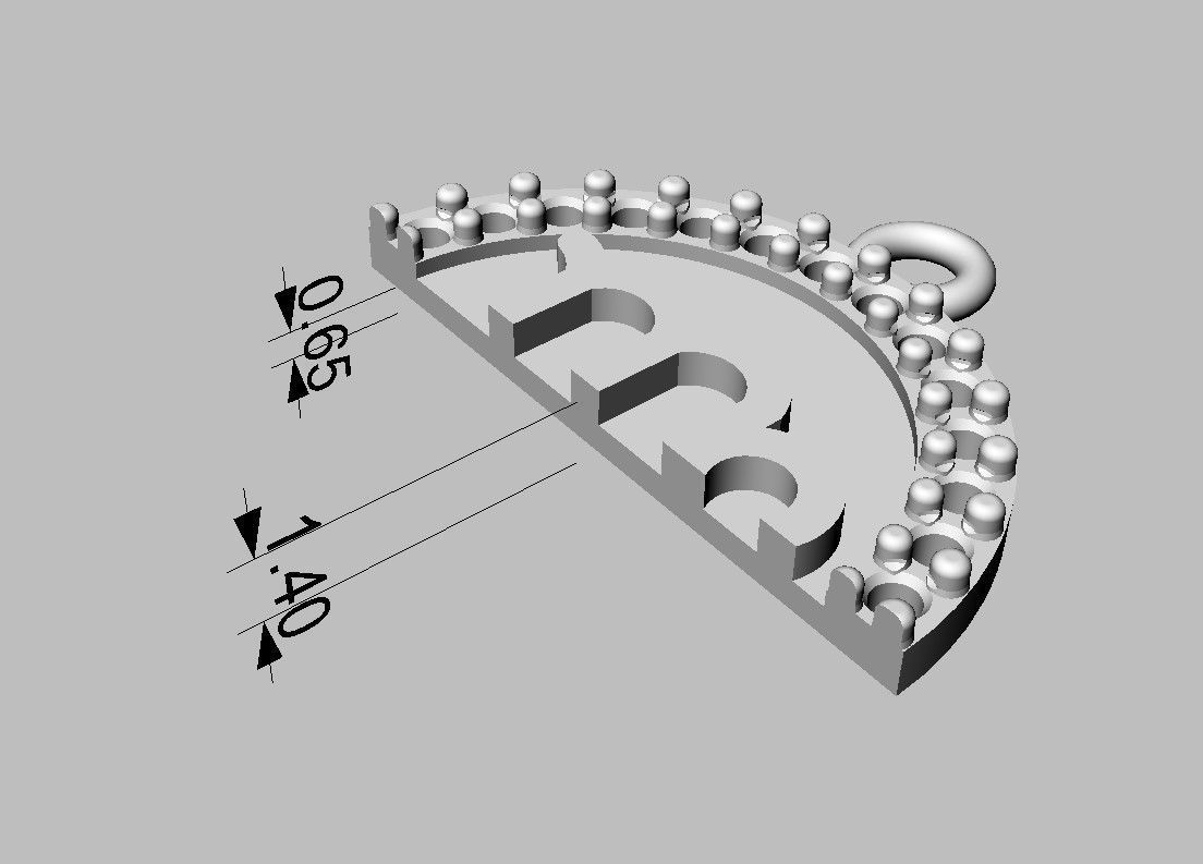 12 Zodiac Pendants 3D print model_6