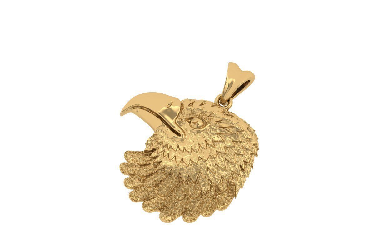 Eagle Pandent 3D print model_3