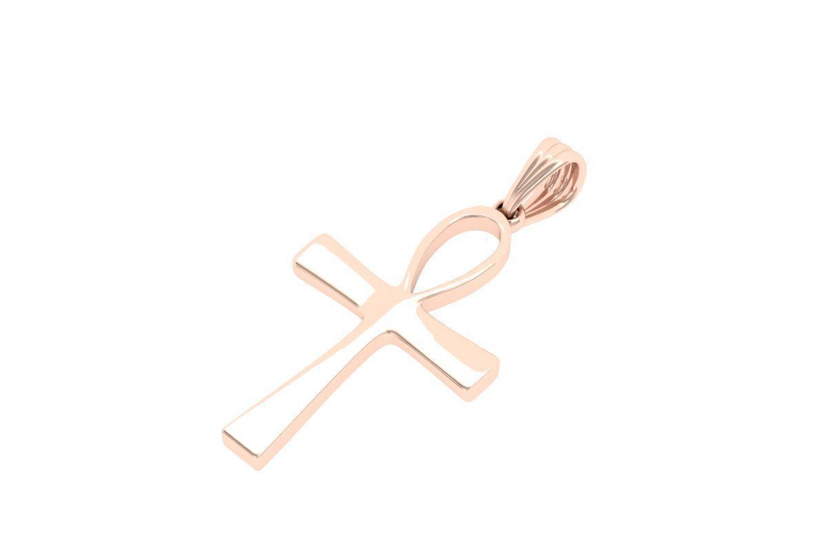 Cross pandent 3D print model_1