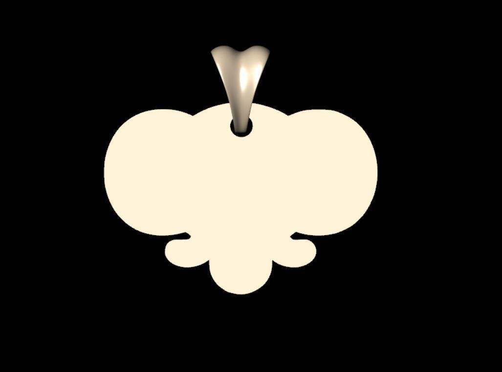 Antiq Pendant 3D print model_1