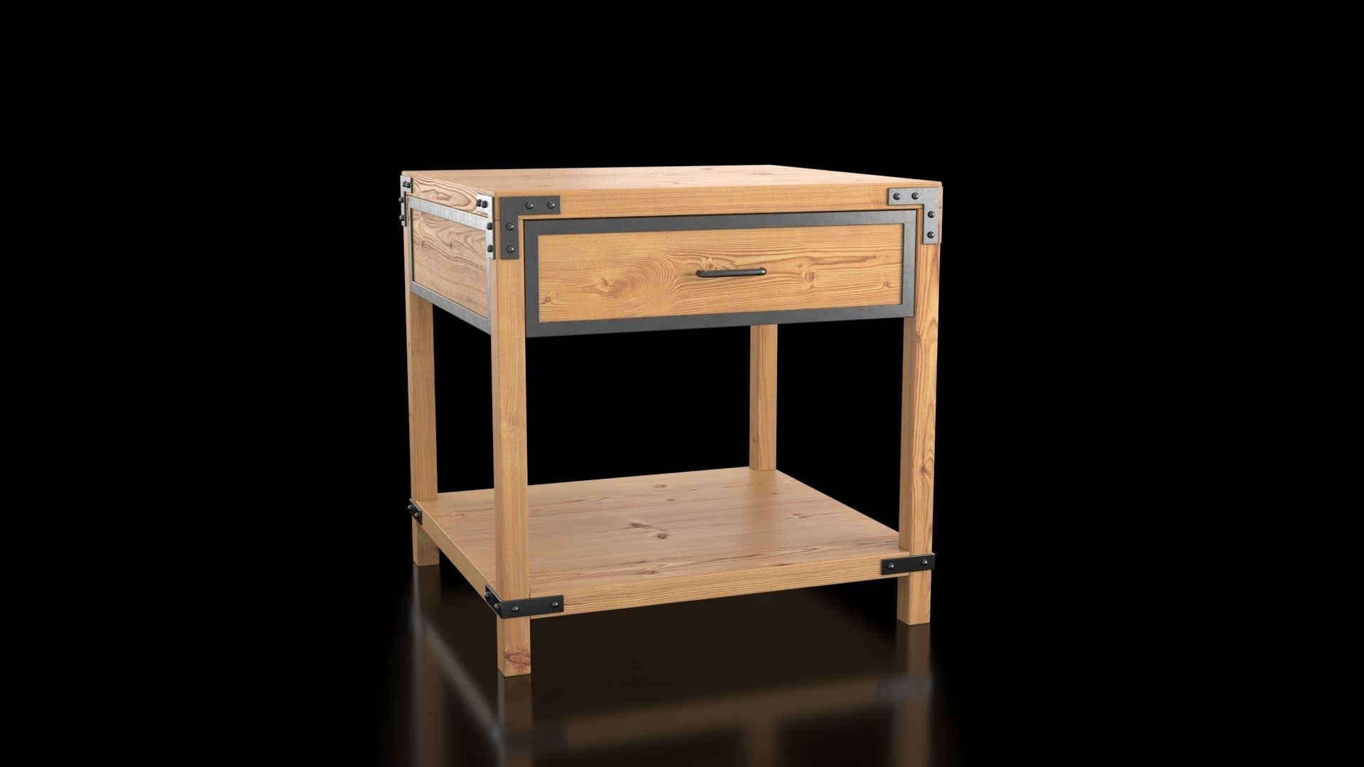 End Table Bagawnga 3D model_1