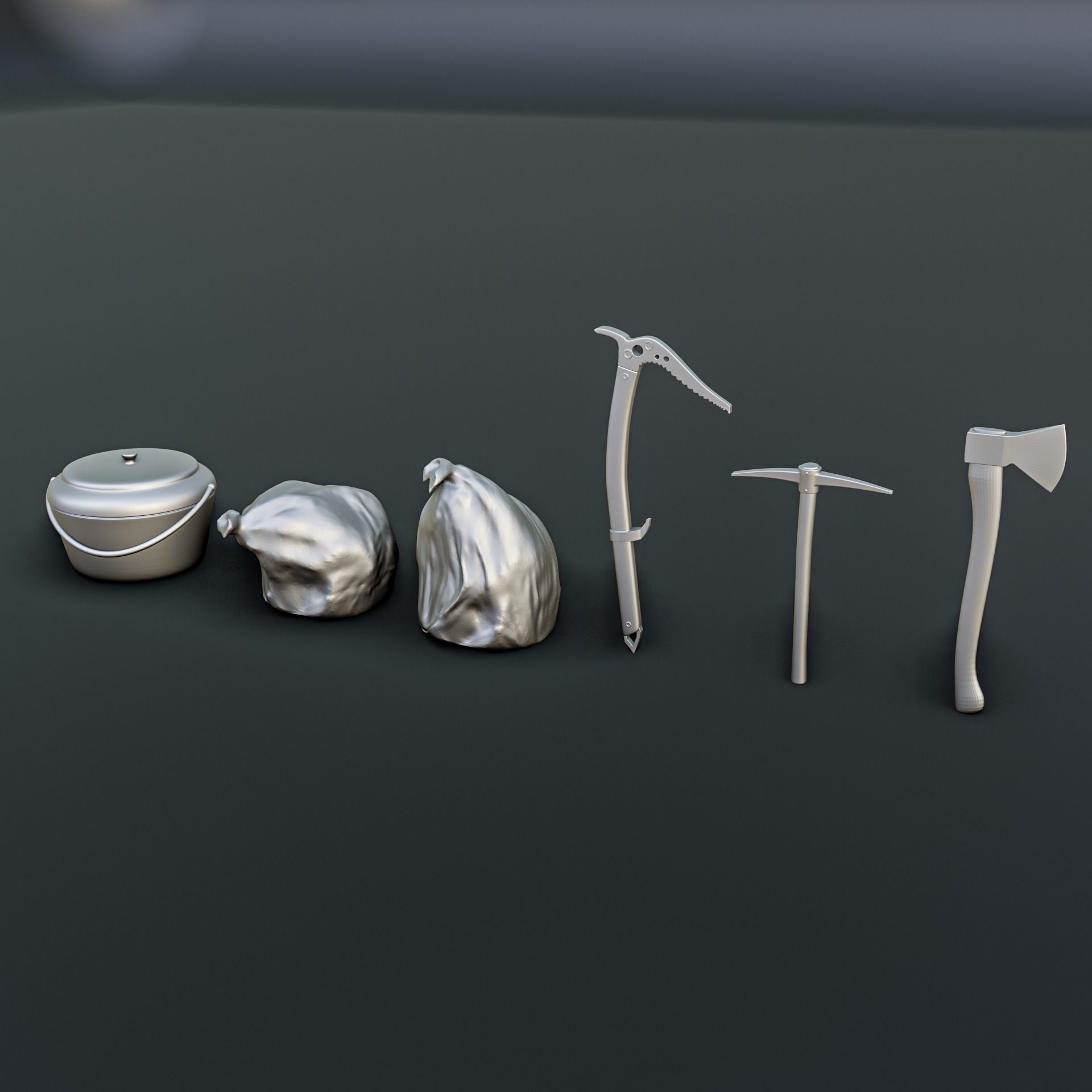 Camping Diorama Pack 3D print model_6