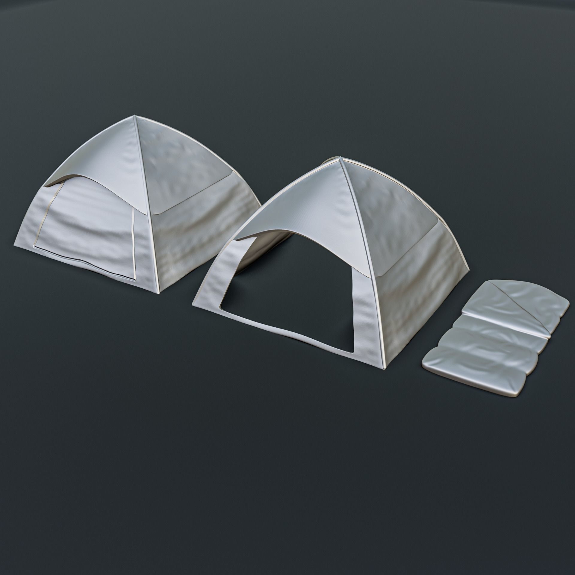 Camping Diorama Pack 3D print model_2