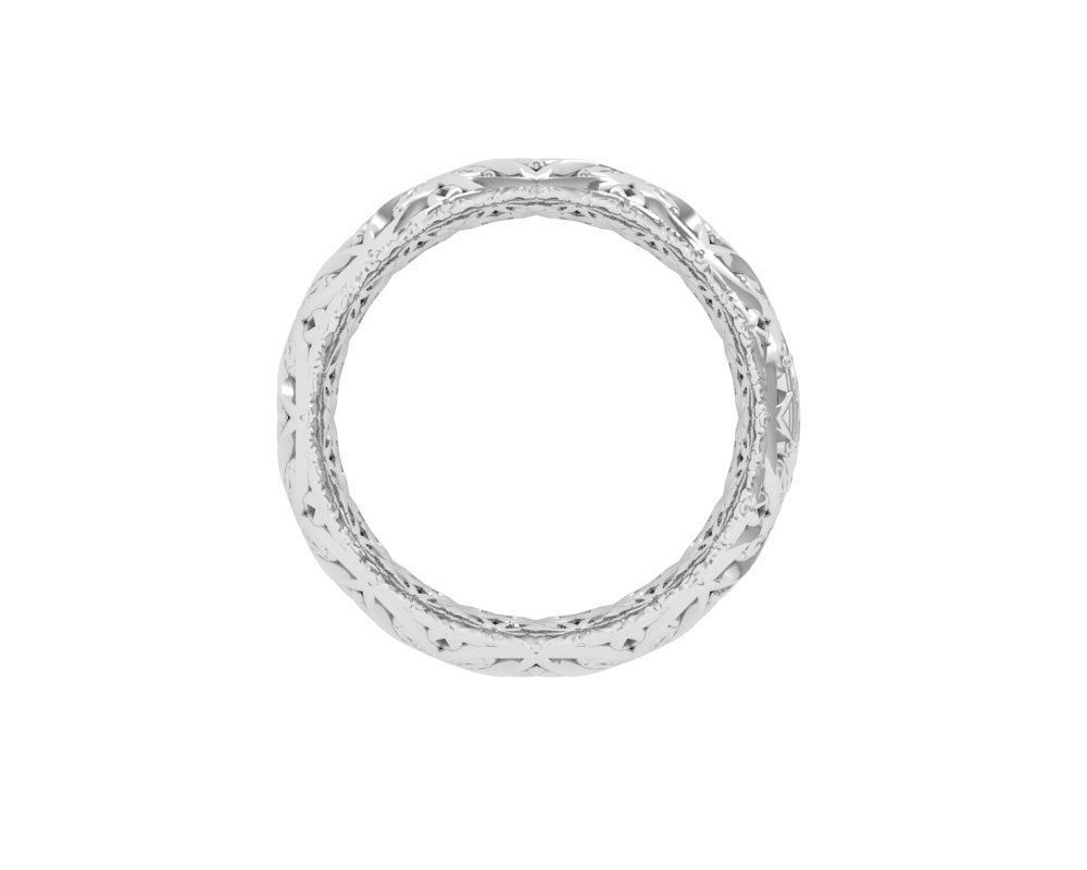 Wedding Ring 3D print model_6