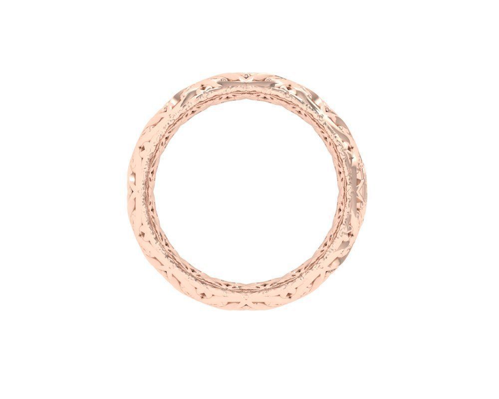 Wedding Ring 3D print model_7