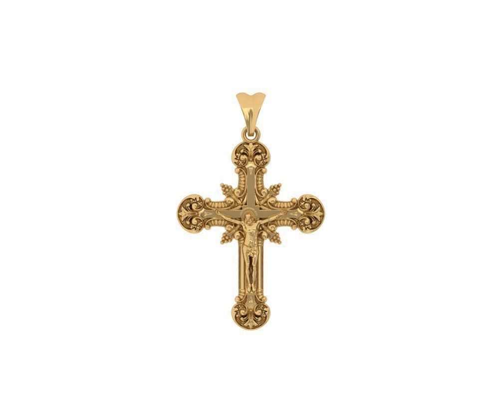 Jesus Pandent 3D print model_5