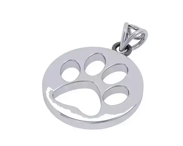 Paw Pandent 3D print model