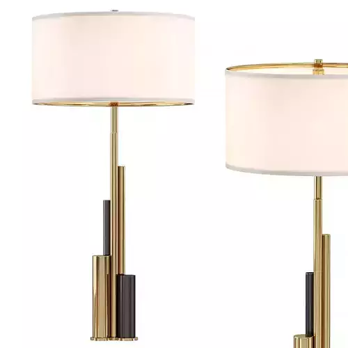 Miami Table Lamp Brushed Brass by LIANG EIMIL 3D model