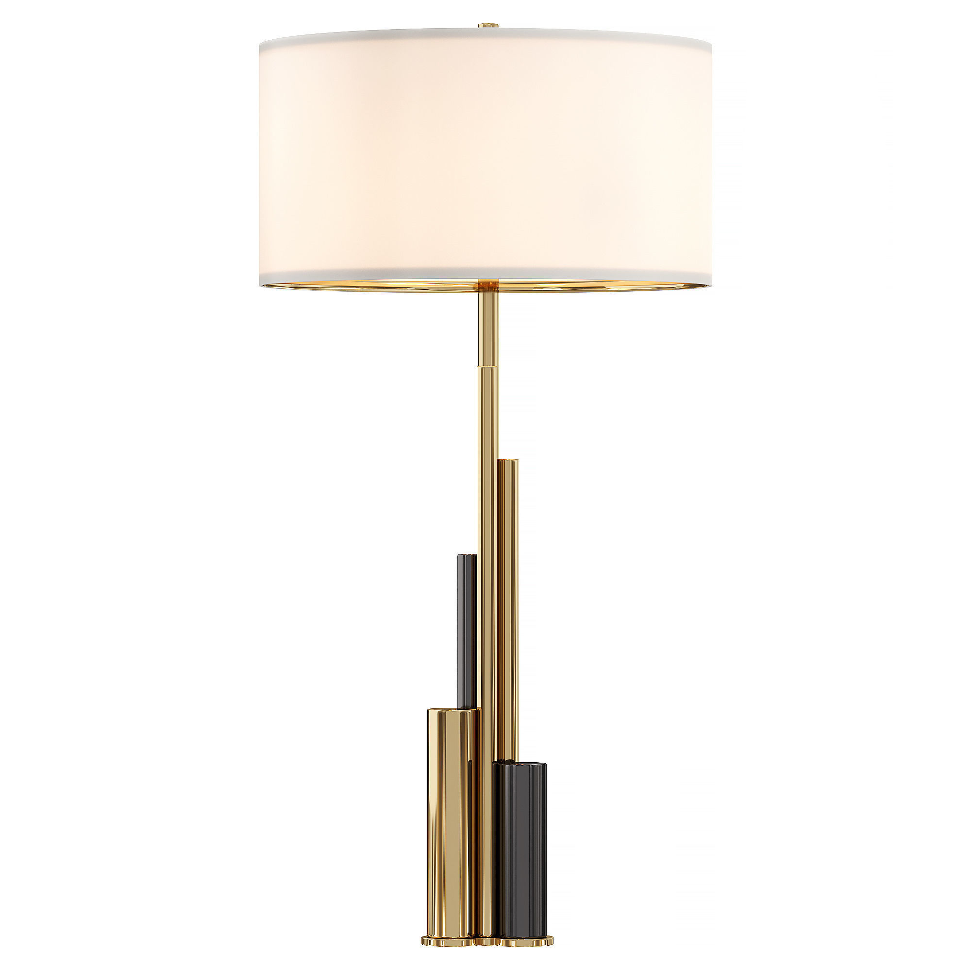 Miami Table Lamp Brushed Brass by LIANG EIMIL 3D model_1