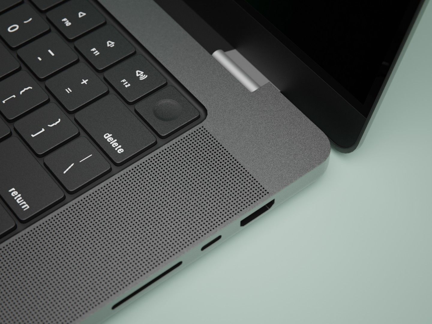 Apple MacBook Pro M4 16 inch 3D model_2